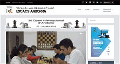 Desktop Screenshot of escacsandorra.com