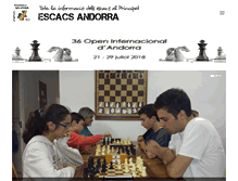 Tablet Screenshot of escacsandorra.com
